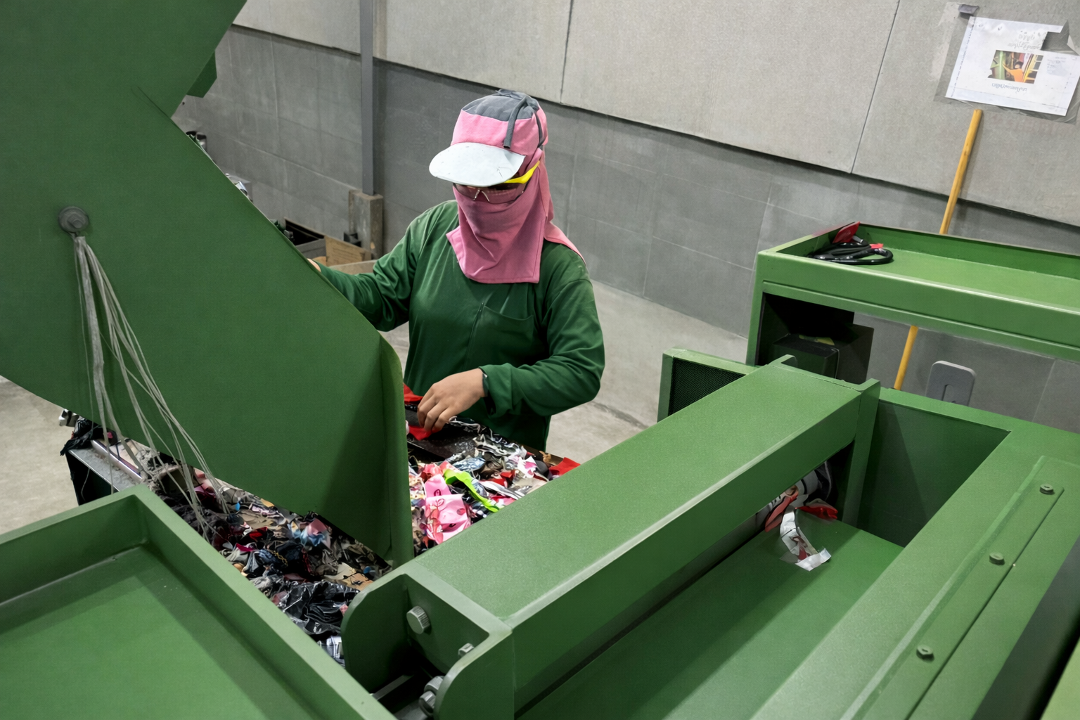 Textile recycling materials at GOONPRASERT RE-FIBER